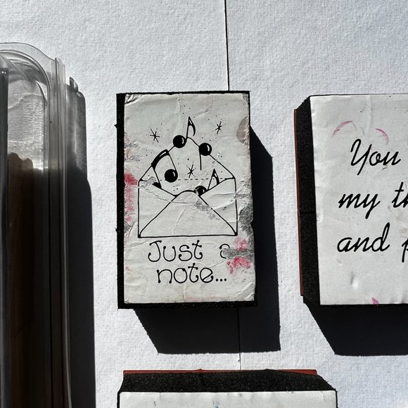 Rubber Stamps Doodles Stitched By Congratulations Sayings Hooray! Lot of 19 - Picture 5 of 15